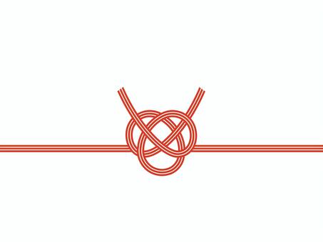 熨斗のイラスト　水引 水引,あわじ結び,熨斗,お祝い,和風,御歳暮,御中元,プレゼント,贈答,のし紙のイラスト素材