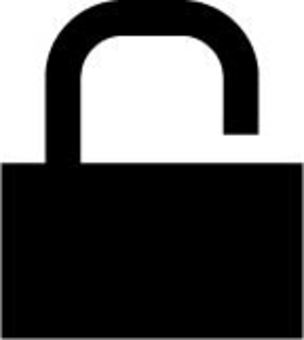 ロック解除アイコン 鍵,ロック,解除,パスワード,秘密,アイコン,ピクト,モノクロ,シンプルのイラスト素材