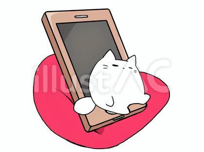 スマホスタンドねこ