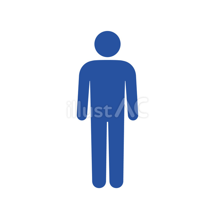 トイレマークのピクトグラム 男性,トイレ,ピクトグラムのイラスト素材