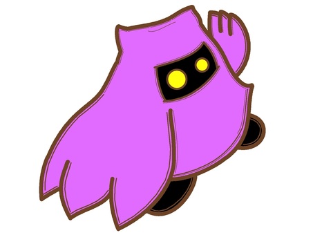 紫色の強そうなおばけの攻撃アイコン