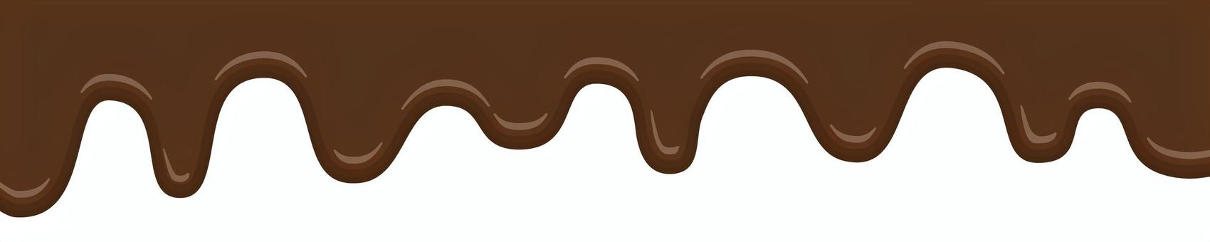 溶けたチョコレート、バレンタイン素材 バレンタイン,チョコレート,背景,フレーム,溶けた,チョコ,手描き,おしゃれ,かわいい,2月のイラスト素材