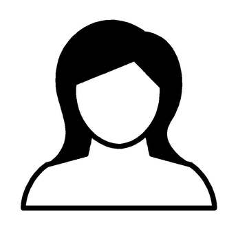 女性アイコン 人,人物,イメージ,プロフィール,会員,sns,ログイン,シンプル,アイコン,女性のイラスト素材