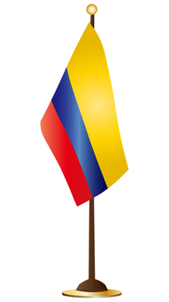 コロンビアの卓上旗