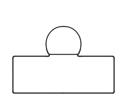 丸い蓋のついた容器(線画)4 容器,線画,蓋,保存,密閉,ボトル,シンプルのイラスト素材