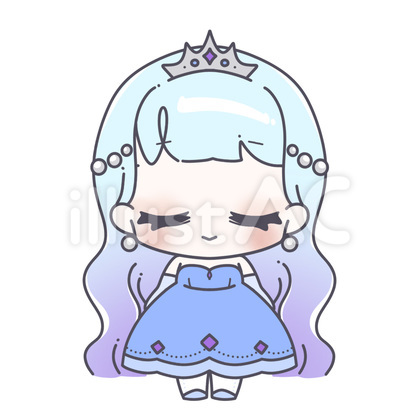 ちびキャラ_パールなお姫様2