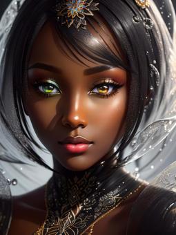 black woman, black man, female, beautiful, JPG