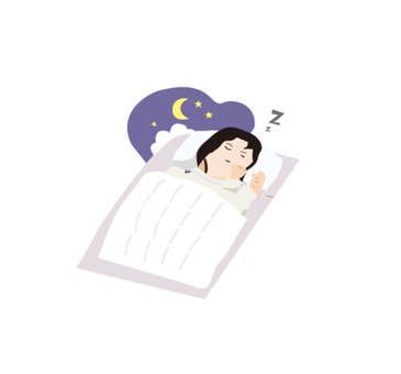 眠っている人のイラスト素材 眠っている人のイラスト素材 睡眠,夜,生活,人物,健康,熟睡,ベクター,スリープ,星,布団のイラスト素材