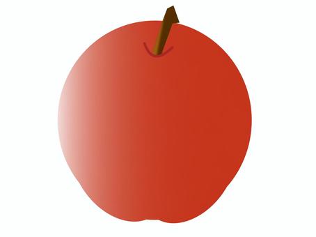 Illustration, apple, flat design, icon, 