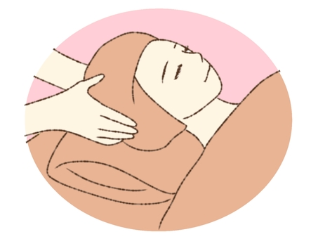 リラクゼーションタイム 人物,女性,女子,女の子,美意識,お手入れ,わくわく,手描き,かわいい,おしゃれのイラスト素材