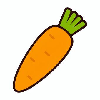 にんじん にんじん,野菜,根菜,緑黄色野菜,食べ物,食材,シンプル,挿絵,白バック,ベクターのイラスト素材