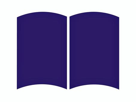 開いた本のシルエット（ブックアイコン） 本,アイコン,ノート,マーク,ブック,シルエット,見開き,ピクトグラム,パンフレット,シンプルのイラスト素材