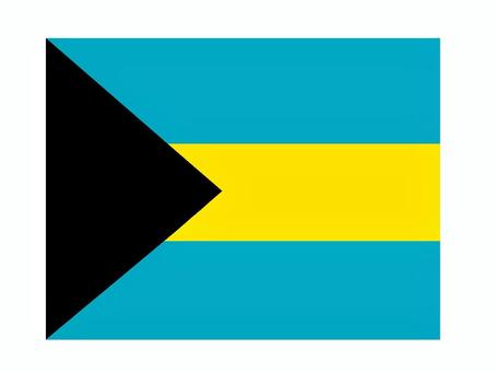 バハマ バハマ,国旗,掲揚,軍旗,弔旗,イラストのイラスト素材