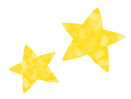 2 stars with texture, , JPG and PNG