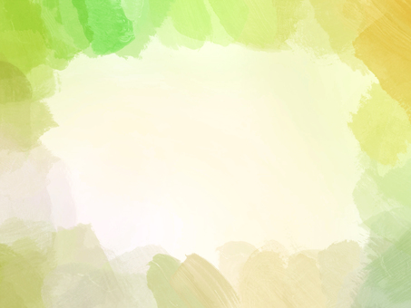 筆タッチ水彩枠背景黄緑5000px 緑,グリーン,黄色,イエロー,黄緑,筆,筆跡,タッチ,筆タッチ,水彩のイラスト素材