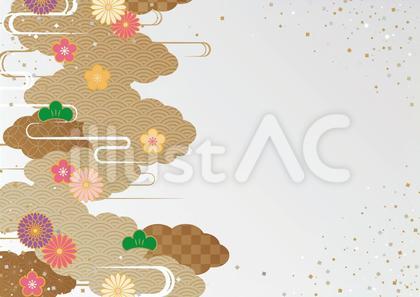 自然をイメージした和風の背景素材