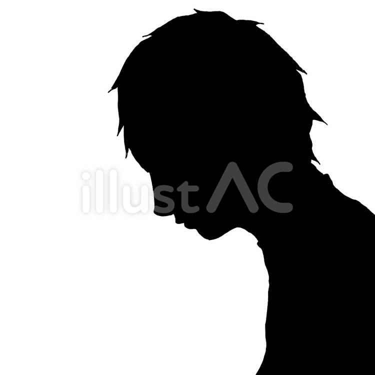 男の子 男,子供,シルエットのイラスト素材