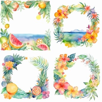 summer frame, summer frame, mangsa panas, pigura, plant,