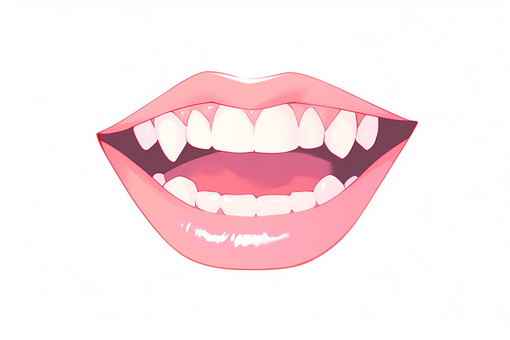 Illustration, tooth, lip, gum, 