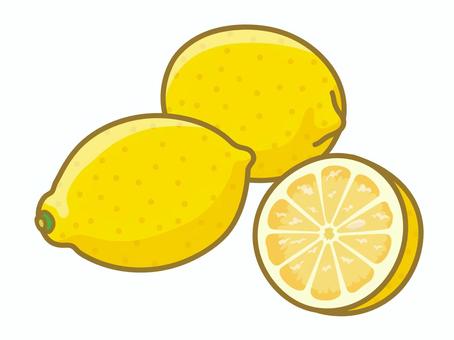 檸檬(黃色)2個 檸檬(黃色)2個