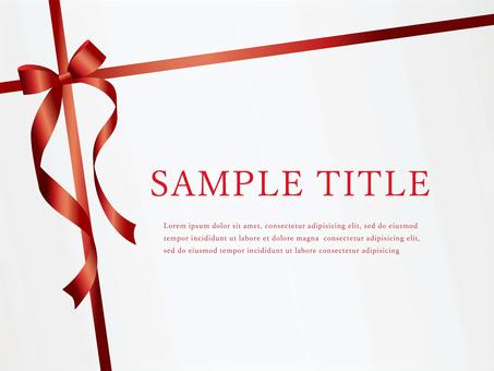 赤いリボンのフレーム リボン,赤,フレーム,背景,プレゼント,ギフト,包装,結び目,リボンフレーム,ラッピングのイラスト素材