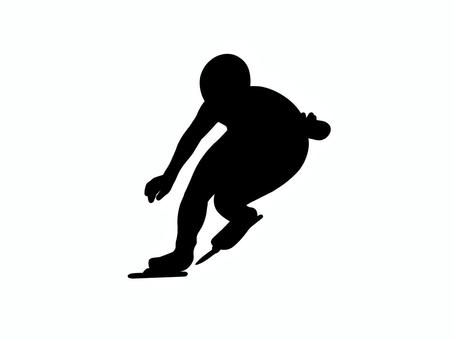 スピードスケート スピードスケート,種目,競技,ウインタースポーツ,運動,冬季,冬,人,人物,女性のイラスト素材