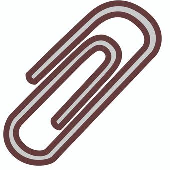 クリップのデフォルメイラスト クリップ,ゼムクリップ,留め具,金属,書類,挟む,プラスチック,整理,ファイル,文房具のイラスト素材