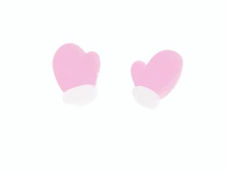 あったかい手袋 手袋,冬,かわいい,手編み,ふわふわ,暖かい,もこもこのイラスト素材