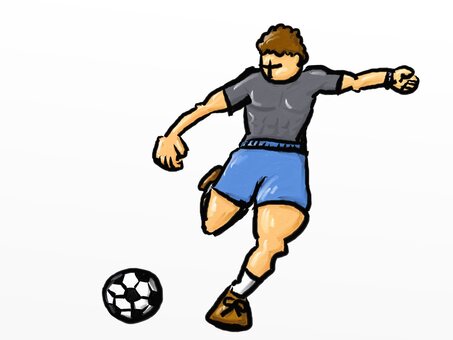 Illustration, football, sports, people, 