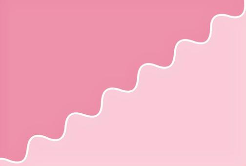 なみなみ半分背景（ピンク） なみなみ,半分,シンプル,ポップ,かわいい,背景,ピンクのイラスト素材