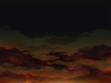 ミステリアス・ファンタジー背景㉒ 怪談,和風,不気味,ダーク,もやもや,ミステリアス,素材のイラスト素材