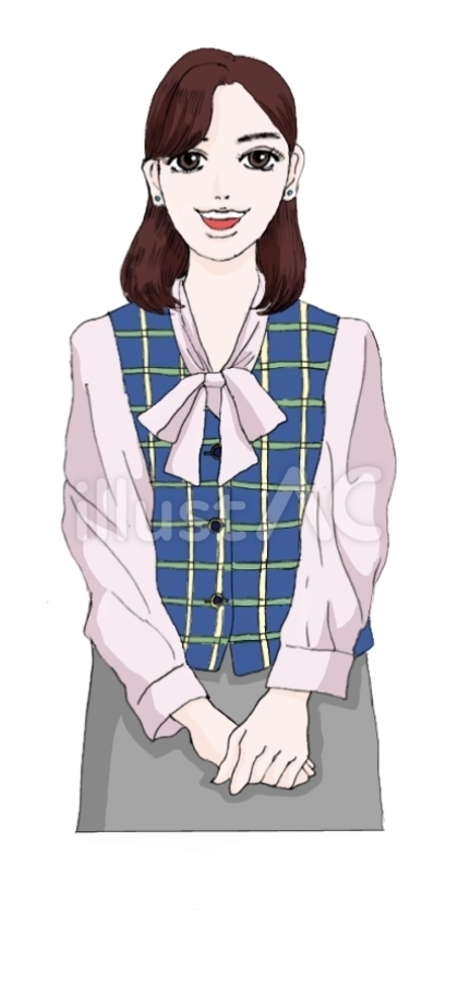 制服を着た女性