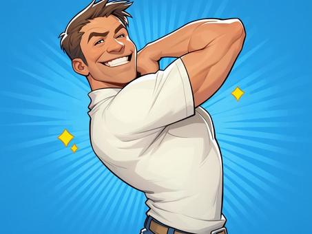 筋肉系の会社員