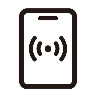 スマートタグのシンプルアイコン２ スマートタグ,スマートトラッカー,紛失防止,トラッカー,タグ,アイコン,紛失,防止,シルエット,簡単のイラスト素材