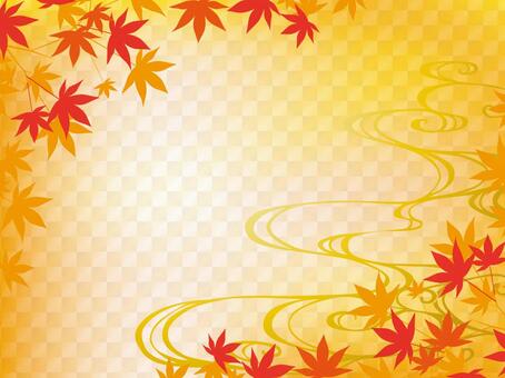 Japanese leaves frame, fashionable, design, random, JPG, PNG and AI