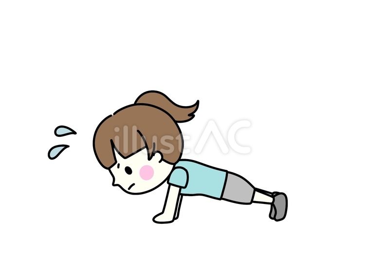 腕立て伏せ 腕立て伏せ,体操,筋トレのイラスト素材