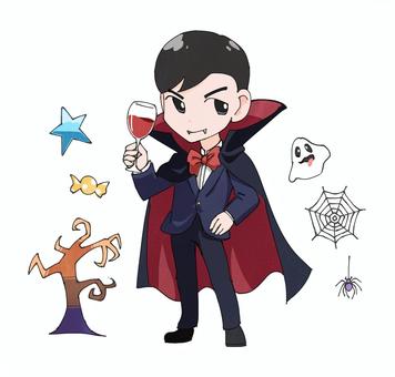 ドラキュラの男性