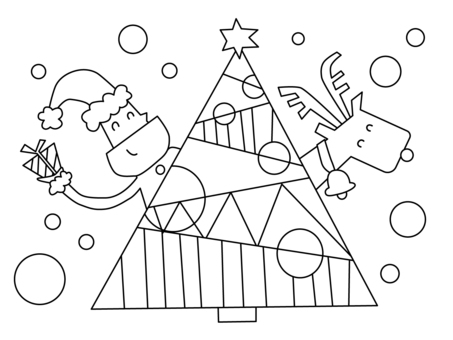 Coloring Book/Merry Christmas, JPG, PNG and AI Coloring Book/Merry Christmas, coloring book, christmas, image, JPG, PNG and AI