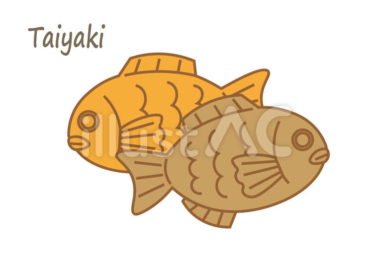 たい焼き たい焼き,和菓子,食べ物のイラスト素材