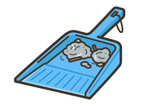 掃除_ちりとり04 ちりとり,ごみとり,ゴミ,ちり,綿ごみ,ほこり,掃除用具,掃除道具,道具,用具のイラスト素材