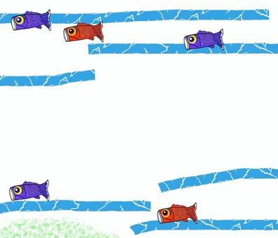 鯉魚飄帶架, JPG 鯉魚飄帶架, cá chép streamer, boys', cá chép, JPG
