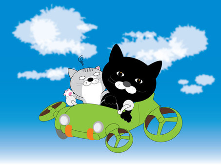 飛行出租車, 未来, 车辆, 猫, JPG, PNG 和 AI