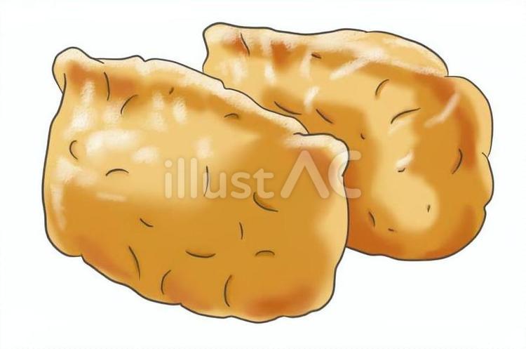 寿司ネタのイラスト　おいなりさん お稲荷さん,寿司,油揚げのイラスト素材