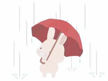 雨兔, , JPG, PNG 和 AI