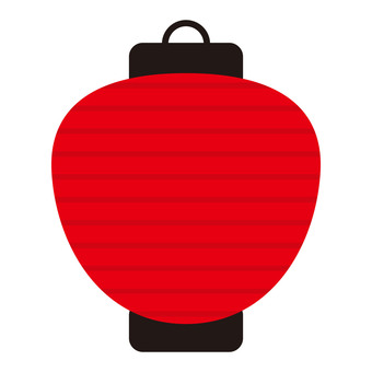 丸型の赤提灯 提灯,赤提灯,祭り,丸い,丸型,灯り,飾り,装飾,赤色,無地のイラスト素材