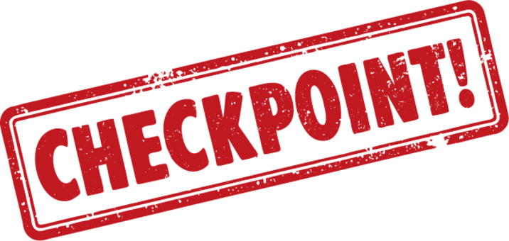 Free Vectors | Checkpoint logo in a slim frame