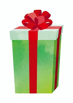 クリスマスのプレゼントボックス3 クリスマスのプレゼントボックス3 プレゼントボックス,クリスマス,リボン,ボウリボン,ポンポンボウ,記念日,緑,赤,誕生日,バースデープレゼントのイラスト素材