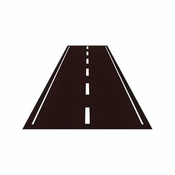 道路 道路,パース,白線,道,ロード,地平線,アスファルトのイラスト素材