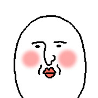 ぽかんとするおっちゃん (記号なし) ぽかん,黙る,無言,しらける,疑問,考える,悩む,困る,見つめる,真顔のイラスト素材