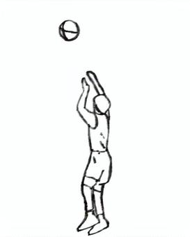 バスケのシュート バスケ,スポーツ,プロ,プレイヤー,ボール,球技,試合,練習,アスリート,大会のイラスト素材